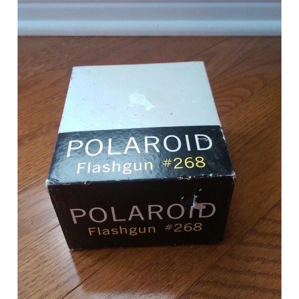 Polaroid Flashgun Flash Gun #268 with Box Vintage Camera Equipment